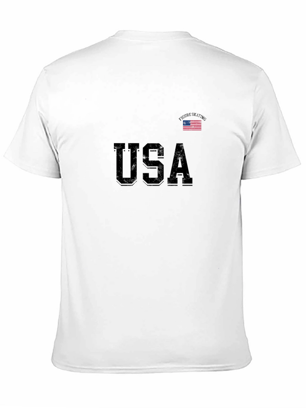 USA Figure Skating T-Shirt - Black