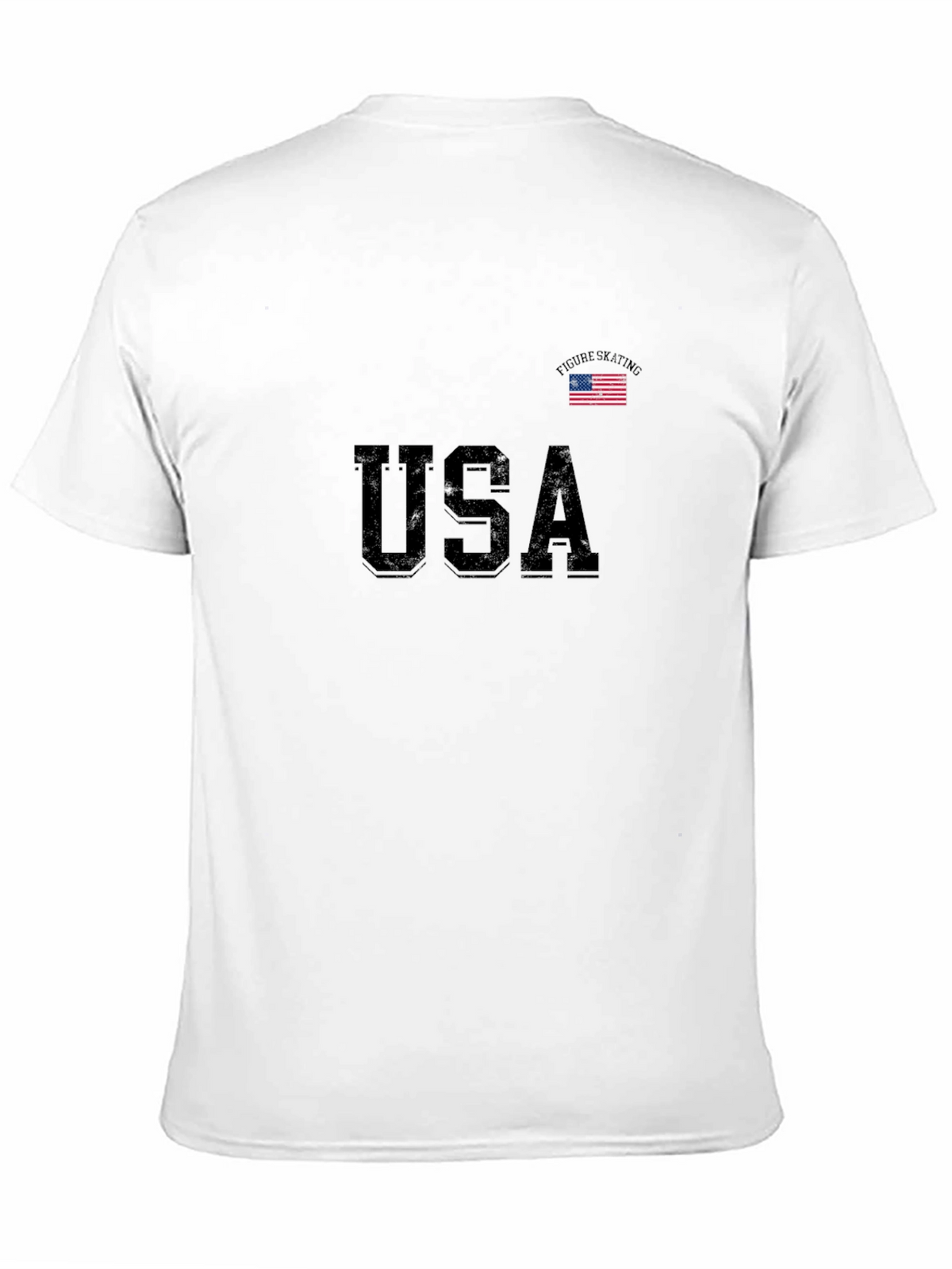USA Figure Skating T-Shirt - Black