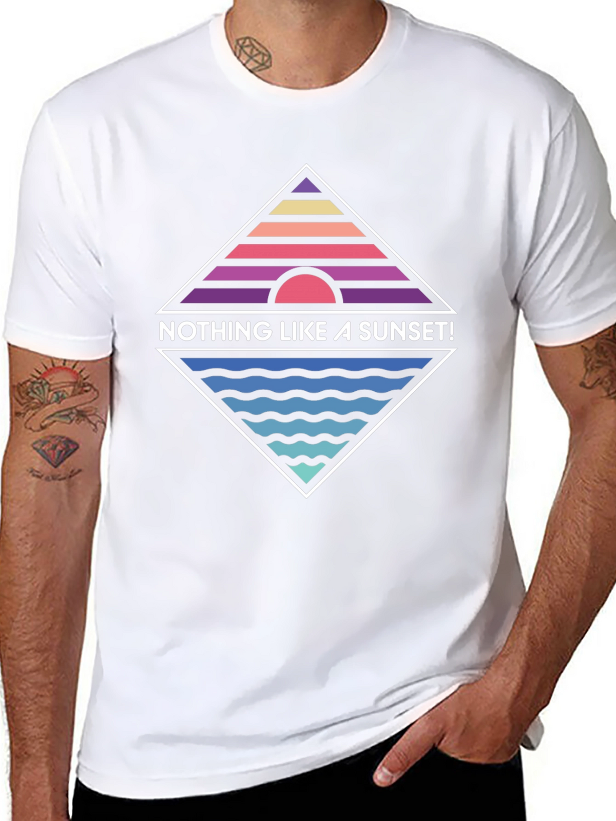Retro Sunset Graphic T-Shirt - Nothing Like A Sunset!