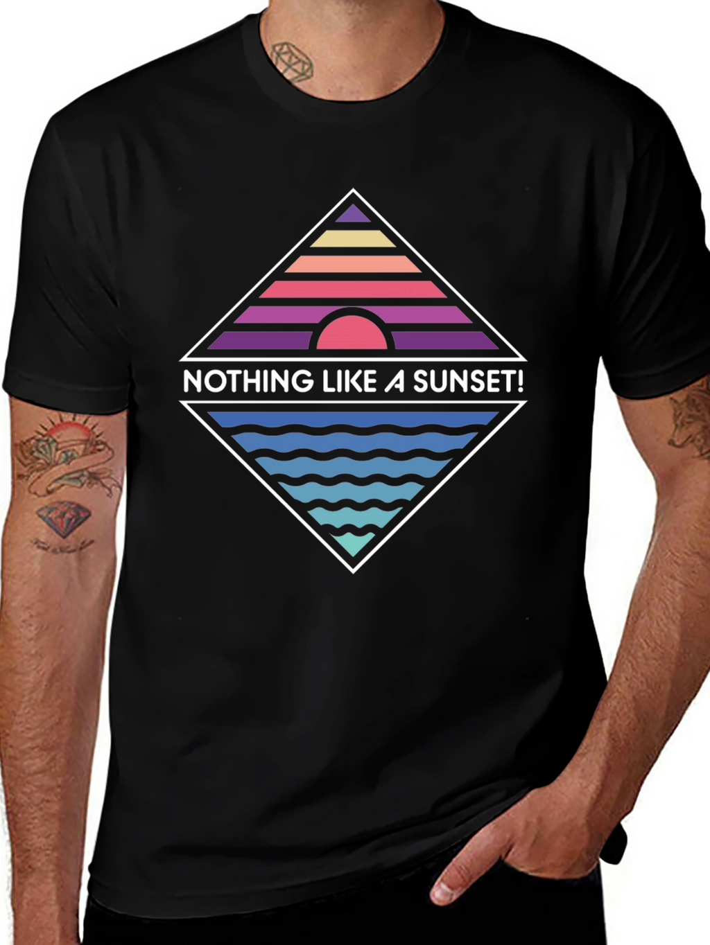 Retro Sunset Graphic T-Shirt - Nothing Like A Sunset!