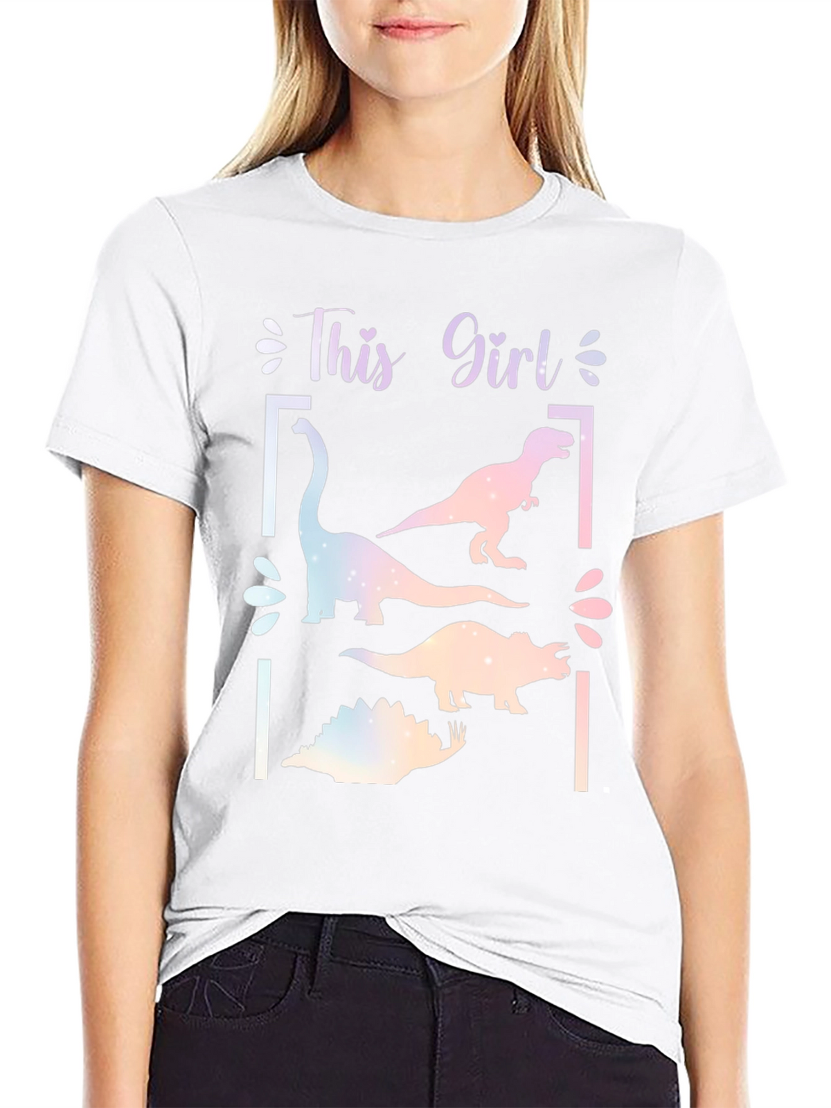 This Girl Loves Dinosaurs T-Shirt