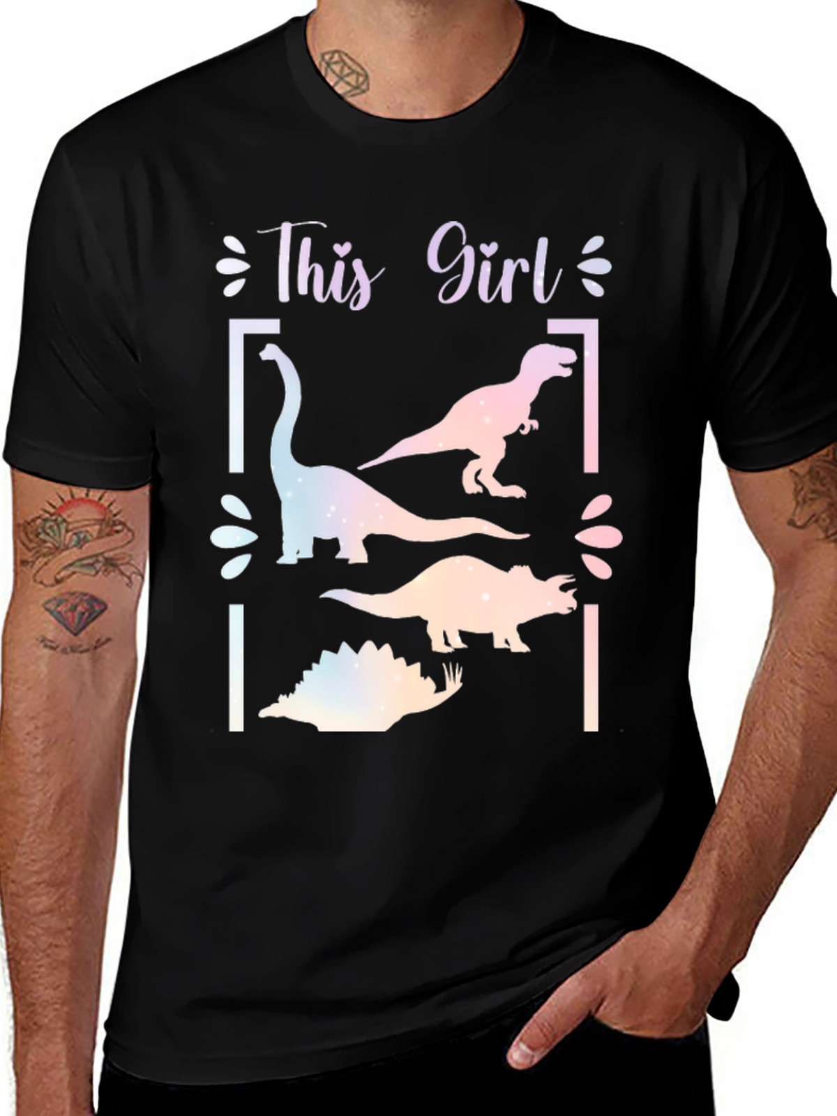This Girl Loves Dinosaurs T-Shirt