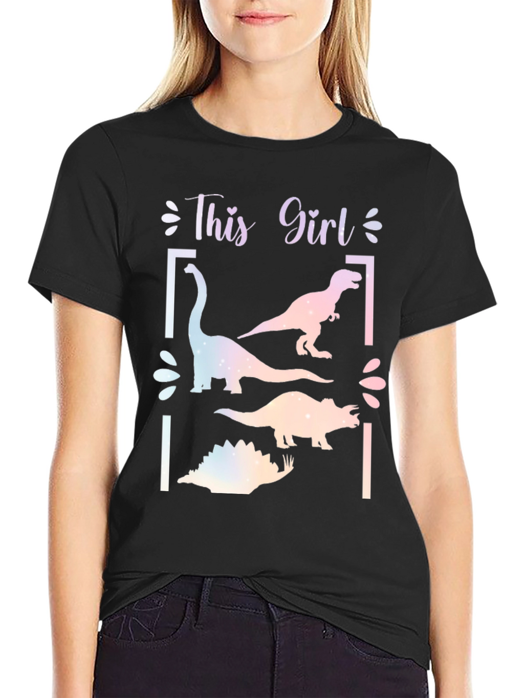 This Girl Loves Dinosaurs T-Shirt
