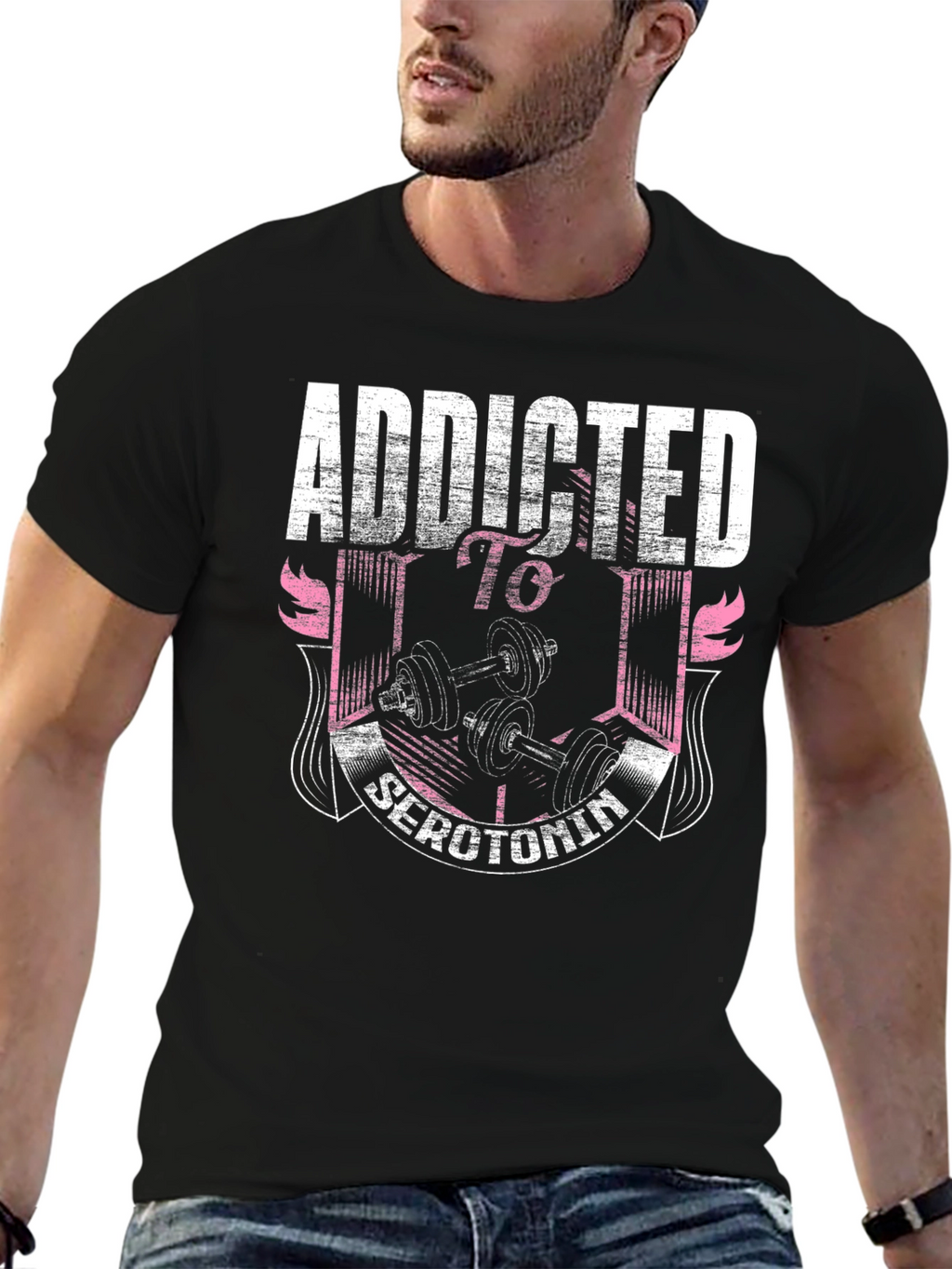 Addicted to Serotonin Workout T-Shirt