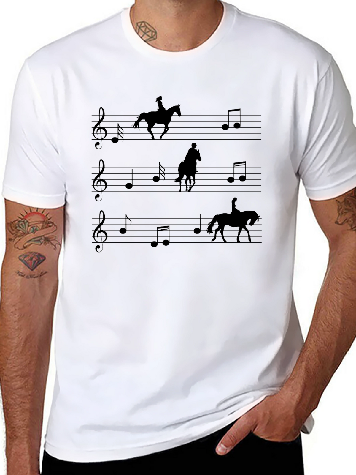 Musical Horse Rider T-Shirt
