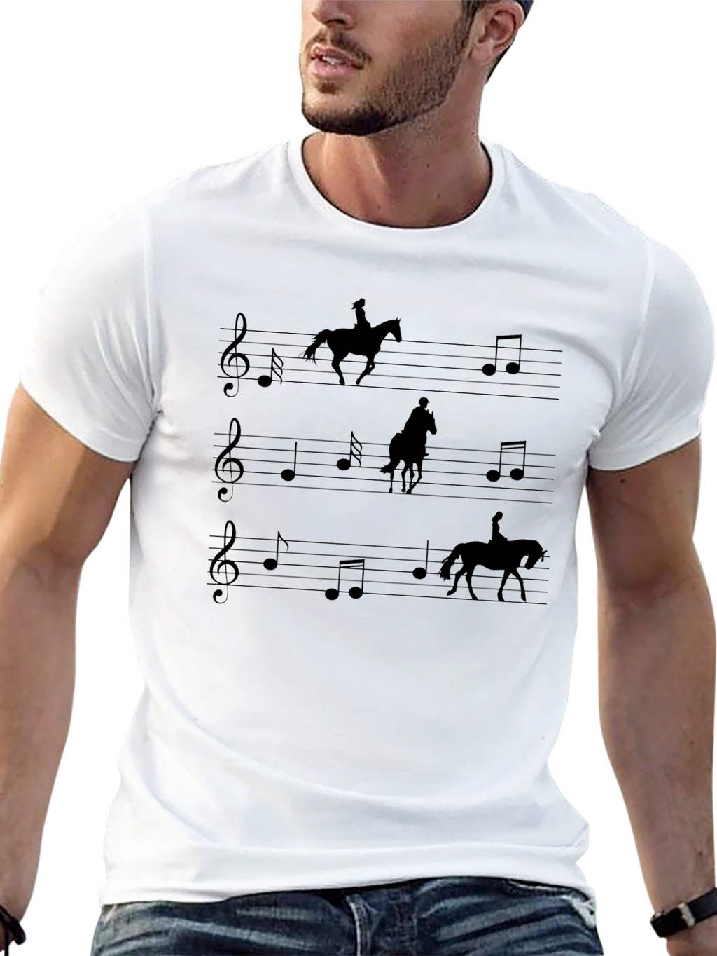 Musical Horse Rider T-Shirt