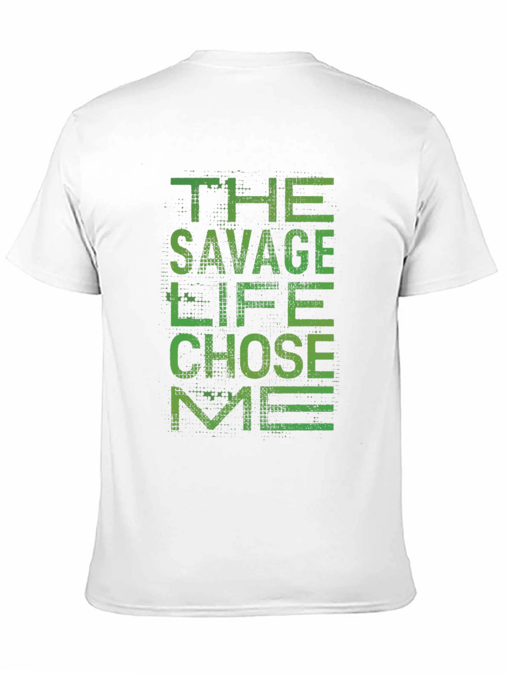 The Savage Life Chose Me Black Graphic T-Shirt