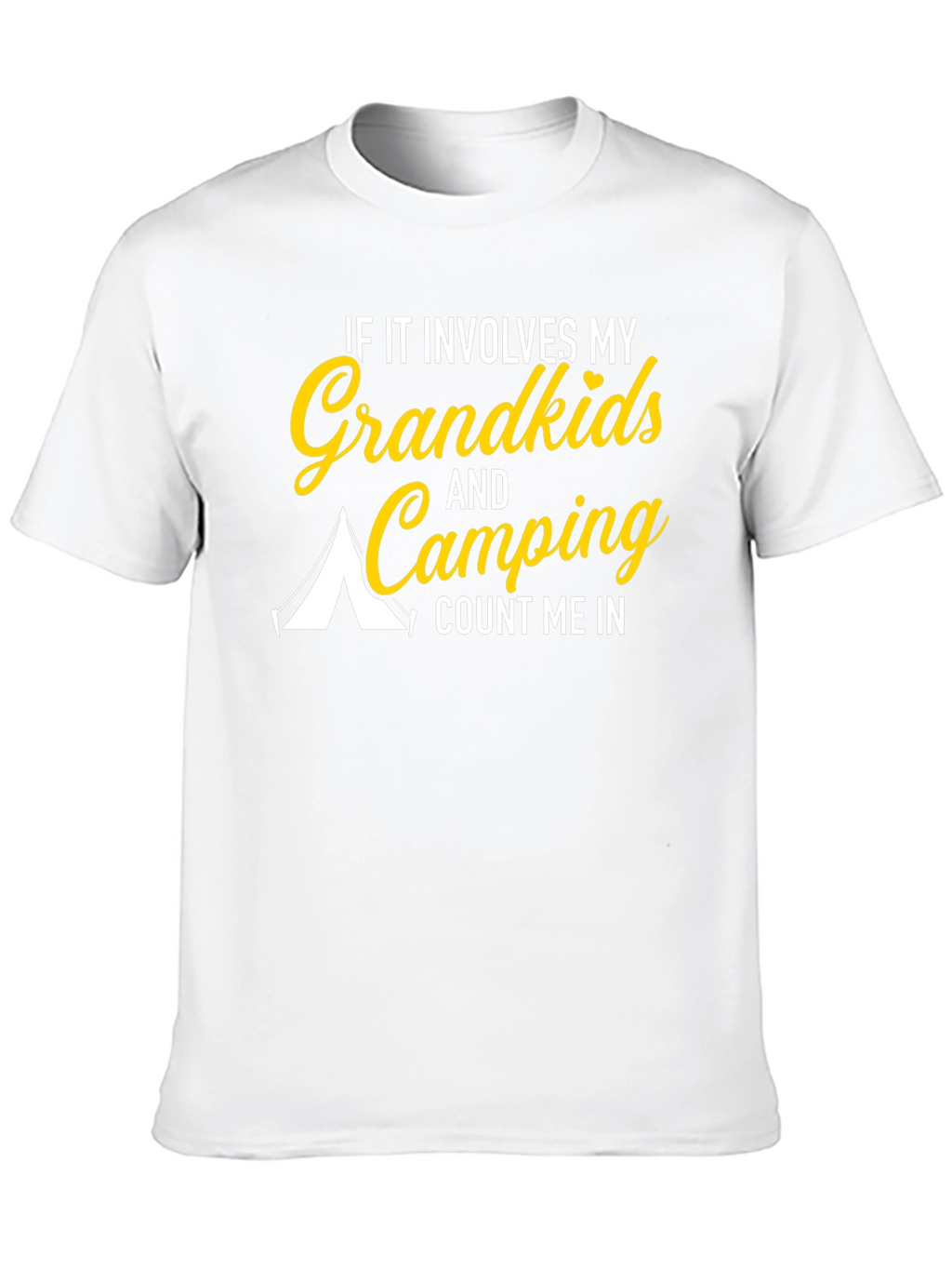 Grandkids & Camping T-Shirt: Count Me In!