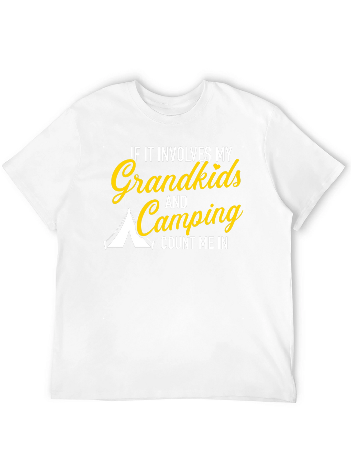 Grandkids & Camping T-Shirt: Count Me In!