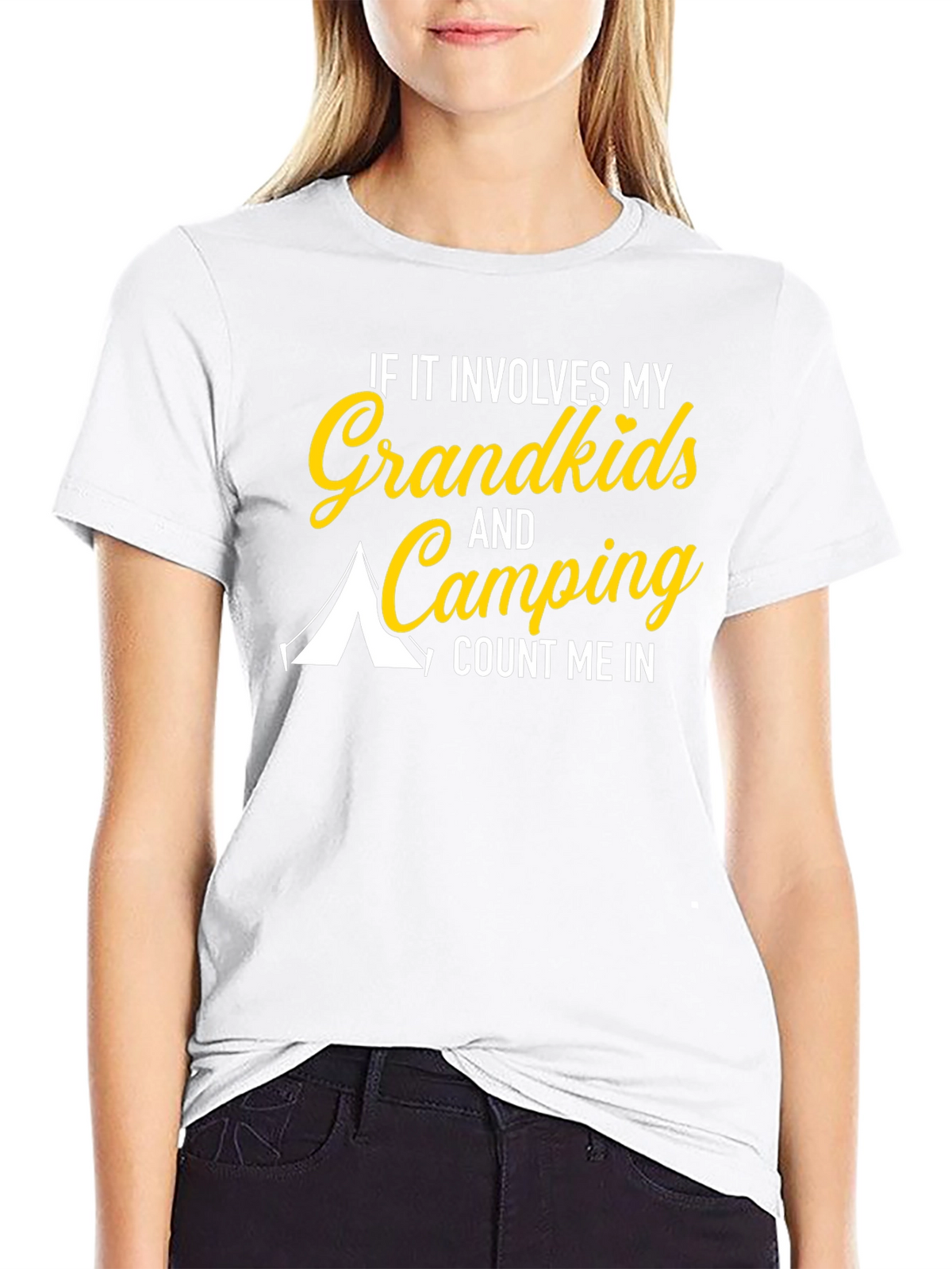 Grandkids & Camping T-Shirt: Count Me In!