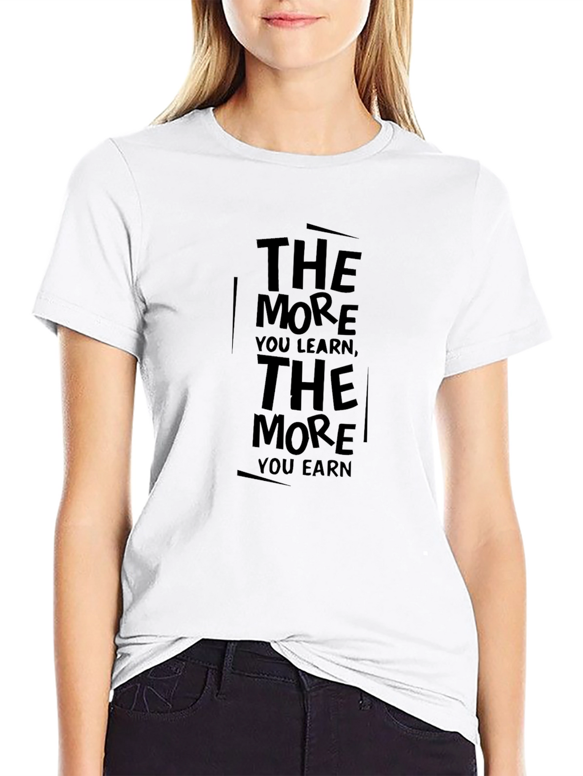The More You Learn Graphic T-Shirt