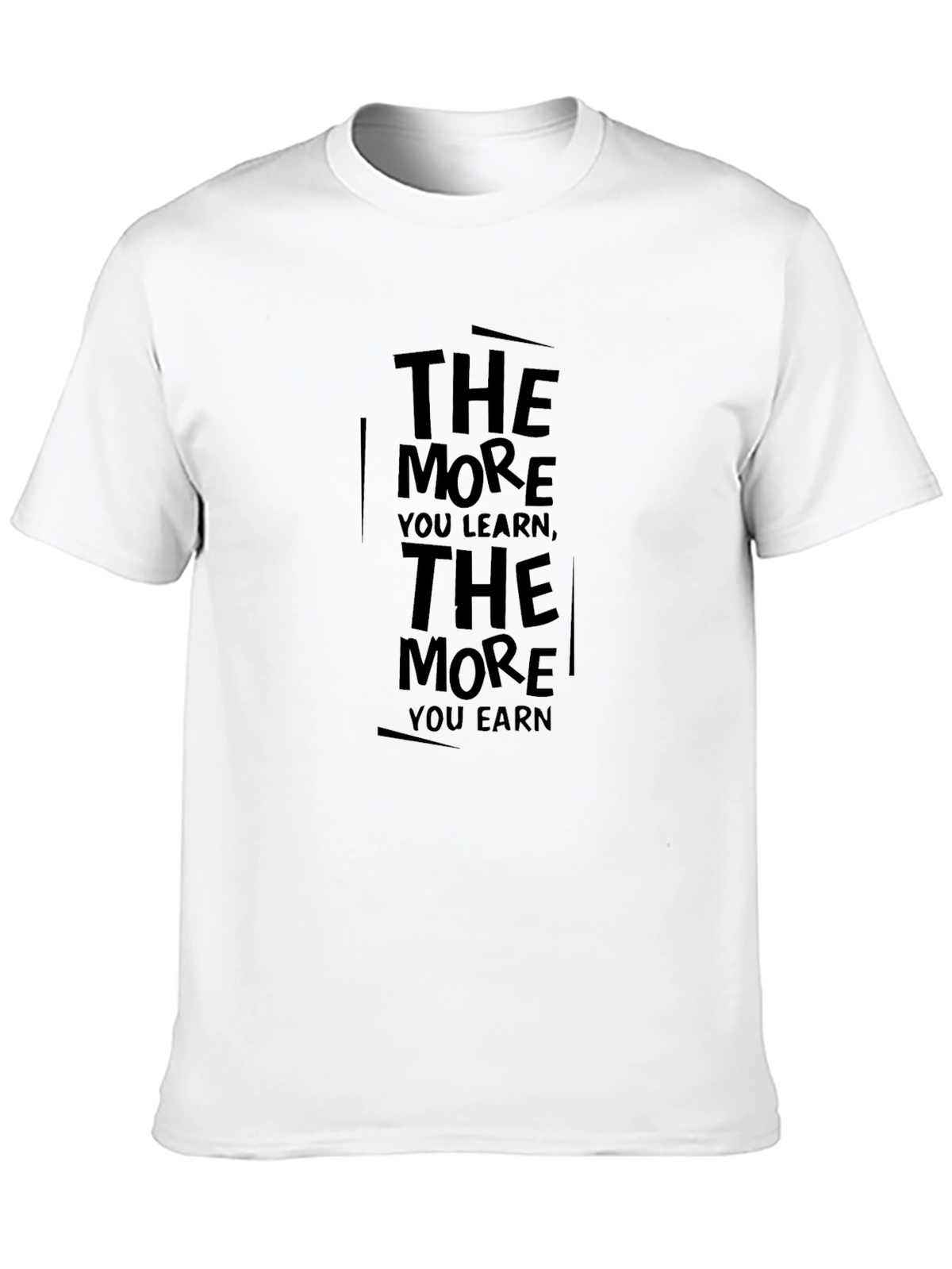 The More You Learn Graphic T-Shirt