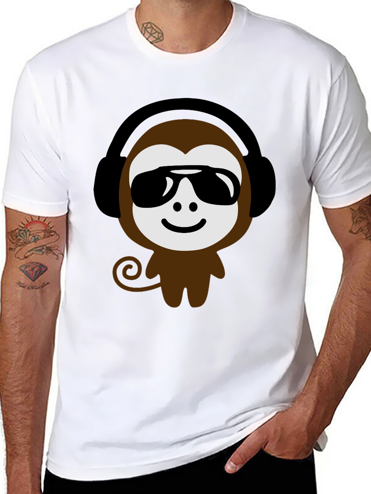 Cool Monkey T-Shirt: Fun Graphic Tee