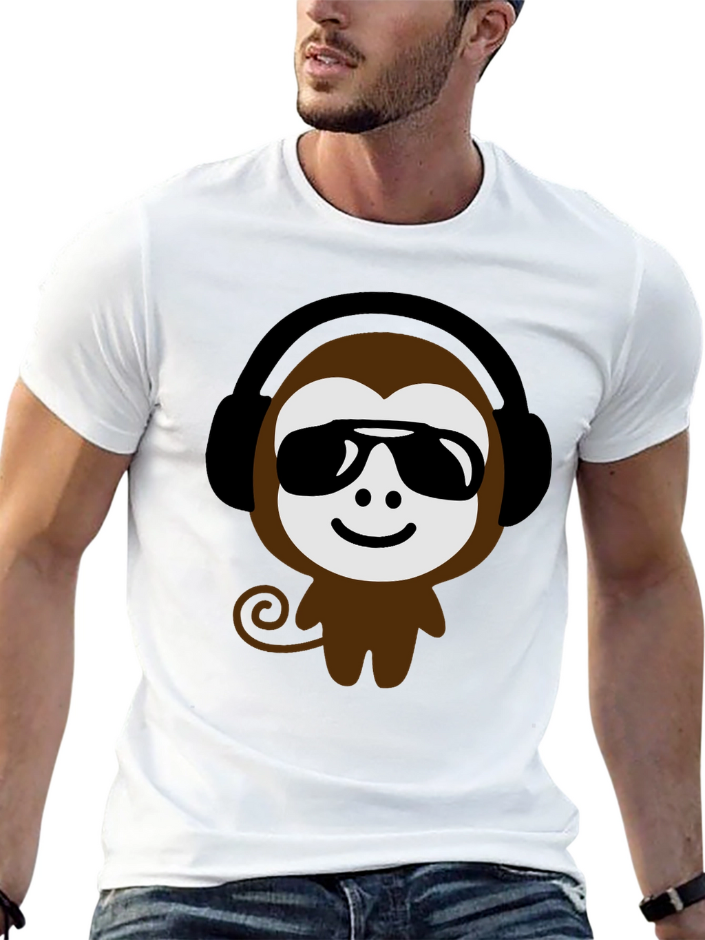 Cool Monkey T-Shirt: Fun Graphic Tee