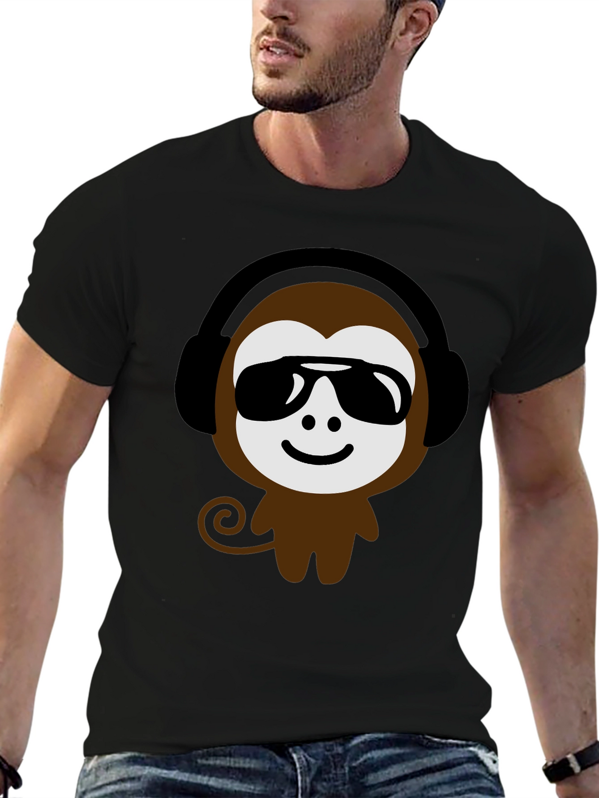 Cool Monkey T-Shirt: Fun Graphic Tee