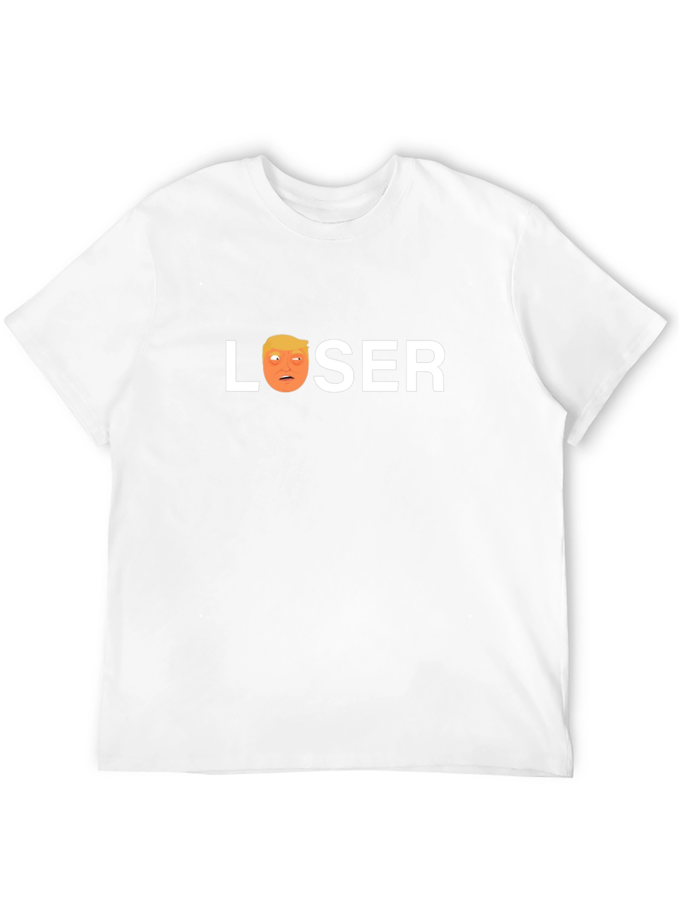 Loser Trump Graphic T-Shirt - Black Crew Neck Tee