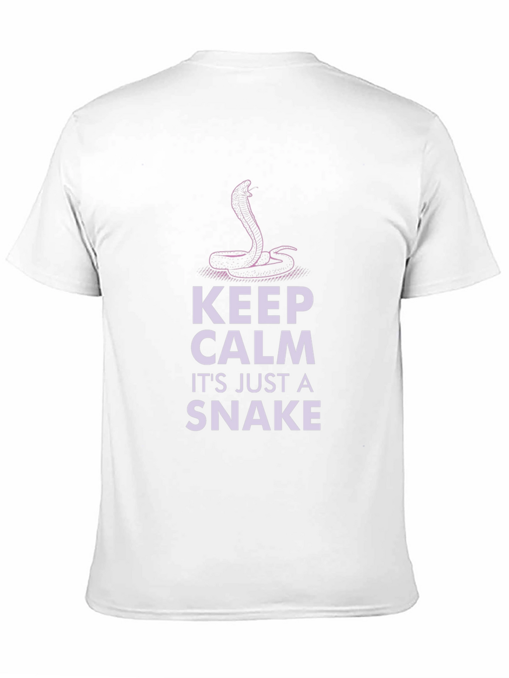 Keep Calm Snake T-Shirt - Funny Cobra Design
