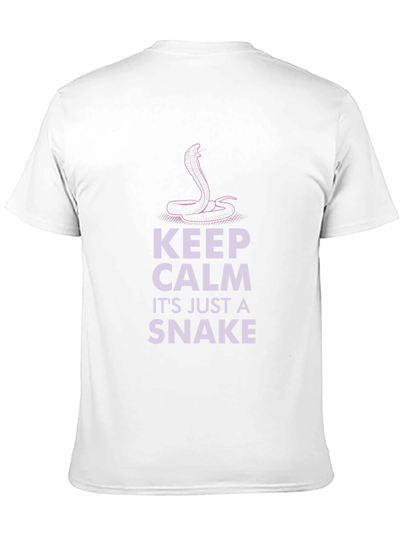 Keep Calm Snake T-Shirt - Funny Cobra Design