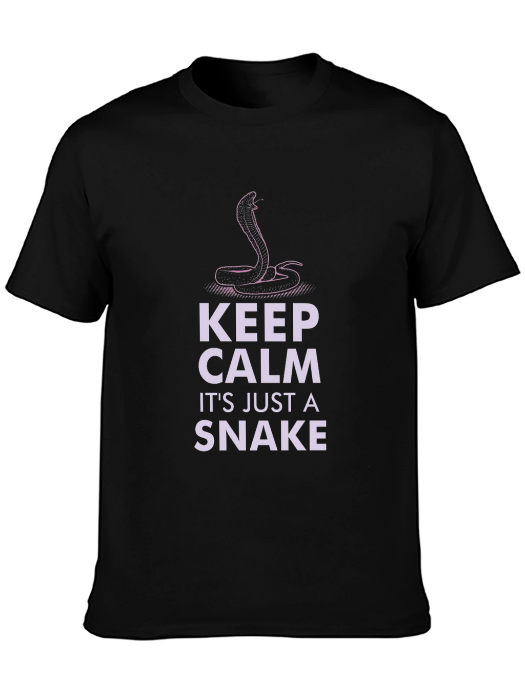Keep Calm Snake T-Shirt - Funny Cobra Design