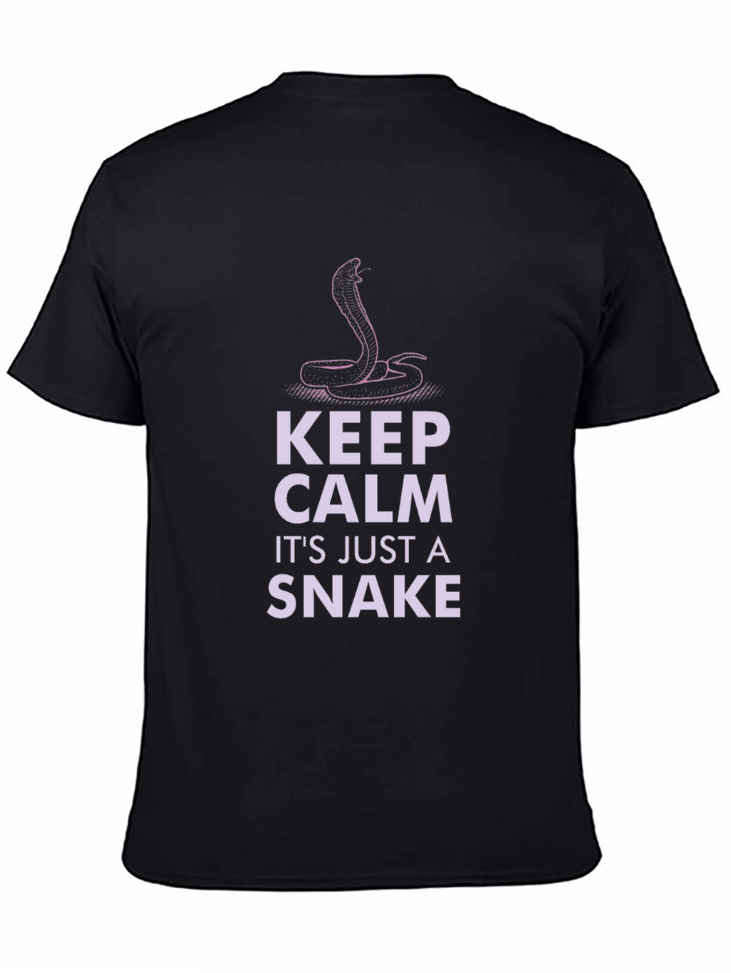 Keep Calm Snake T-Shirt - Funny Cobra Design