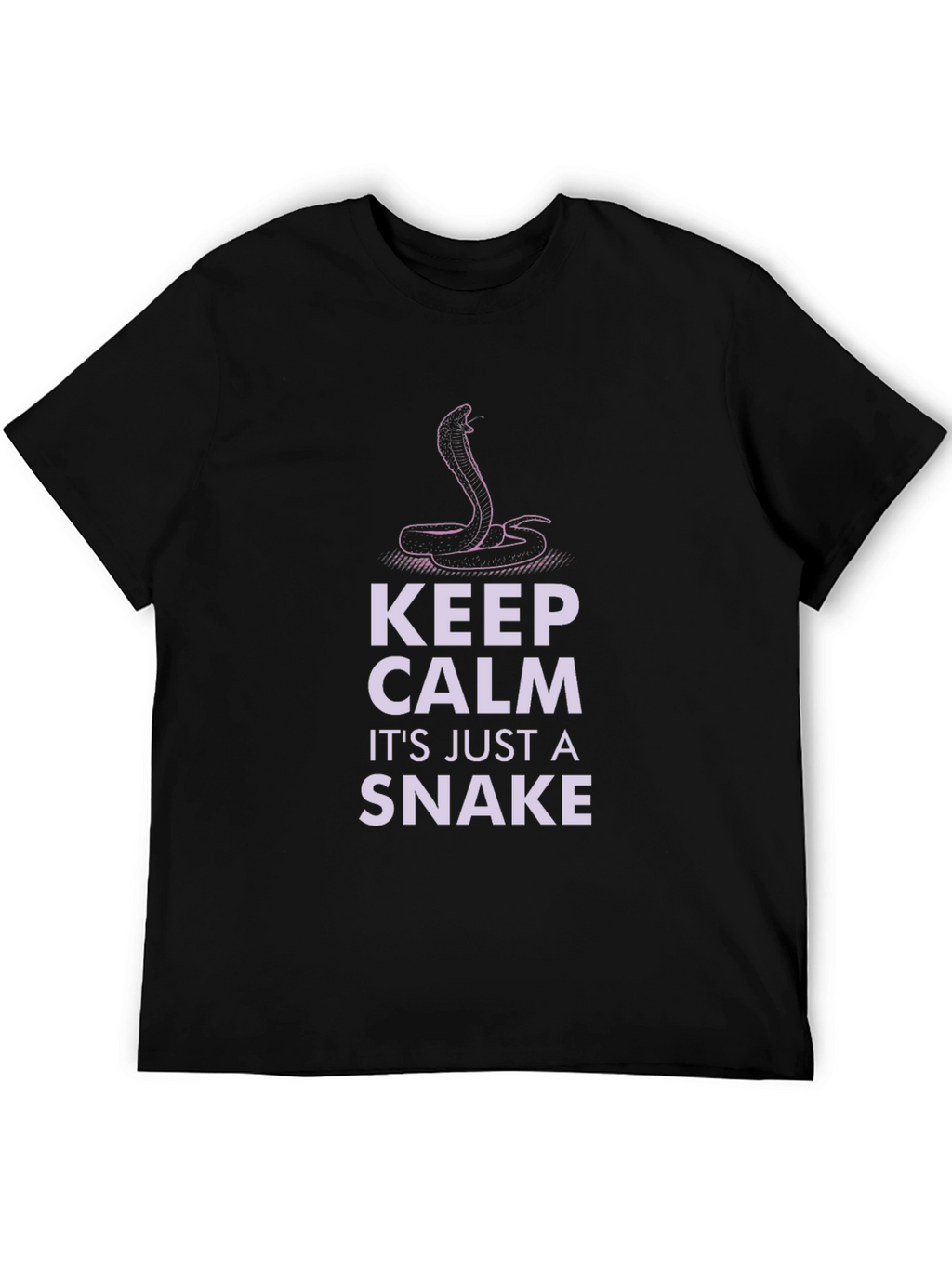Keep Calm Snake T-Shirt - Funny Cobra Design
