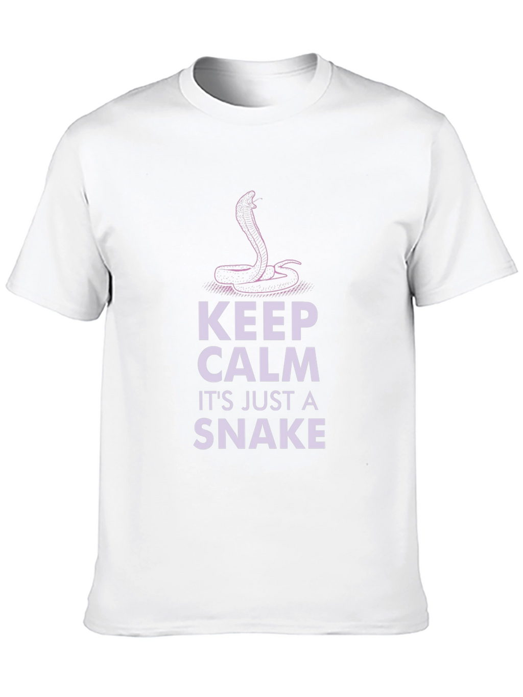 Keep Calm Snake T-Shirt - Funny Cobra Design