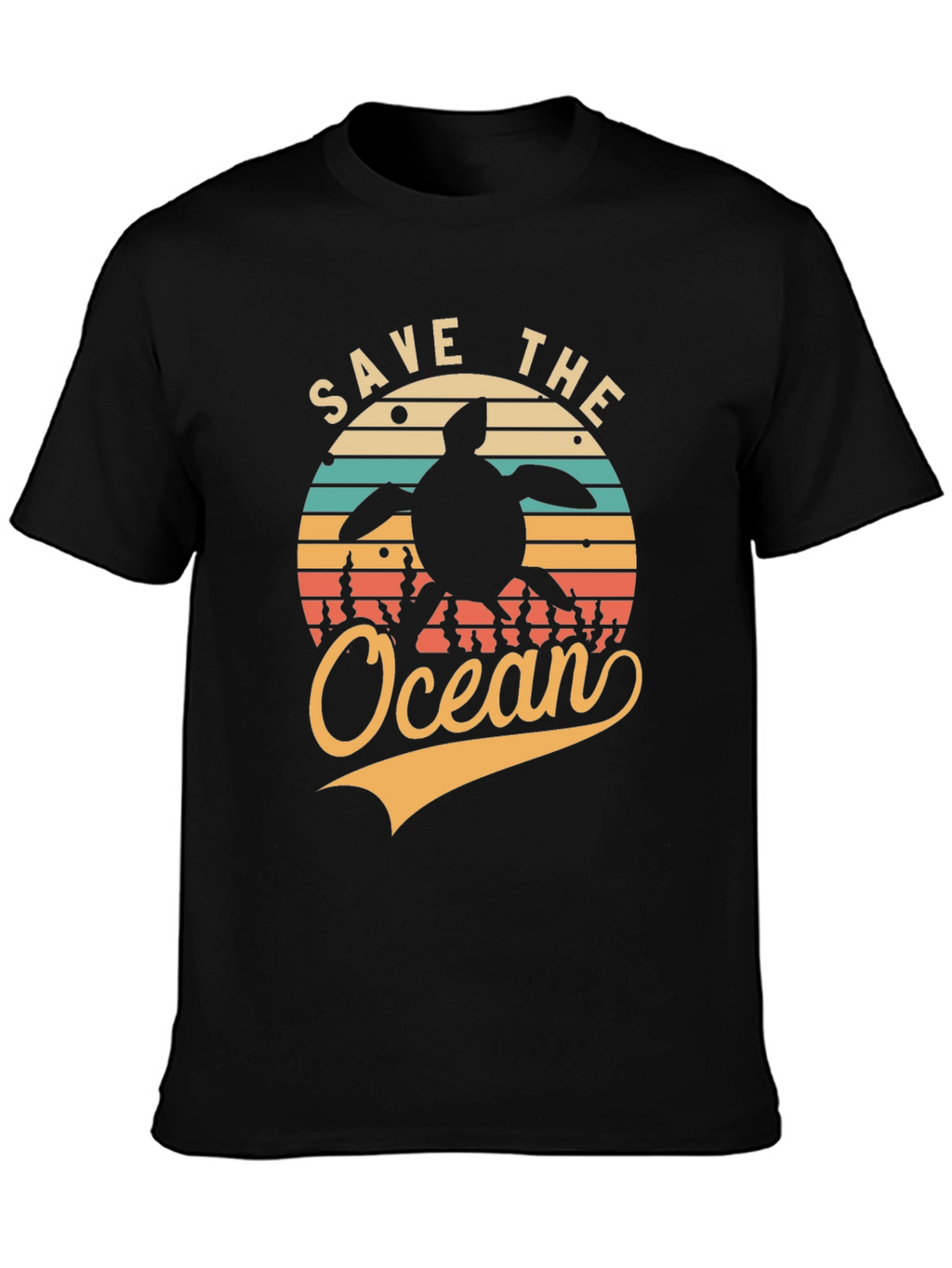 Save the Ocean Turtle Graphic Tee
