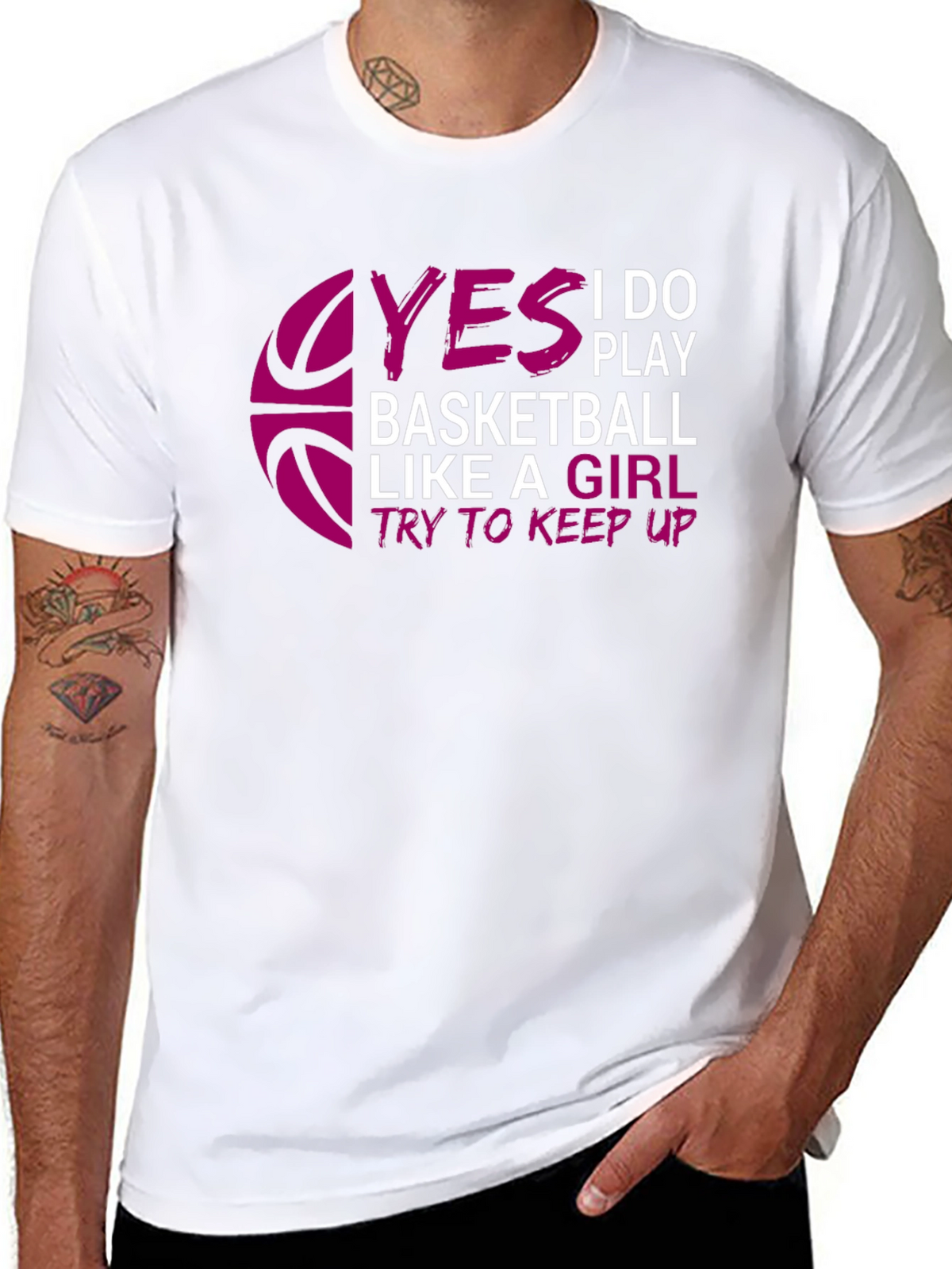 Yes I Do Play Basketball T-Shirt