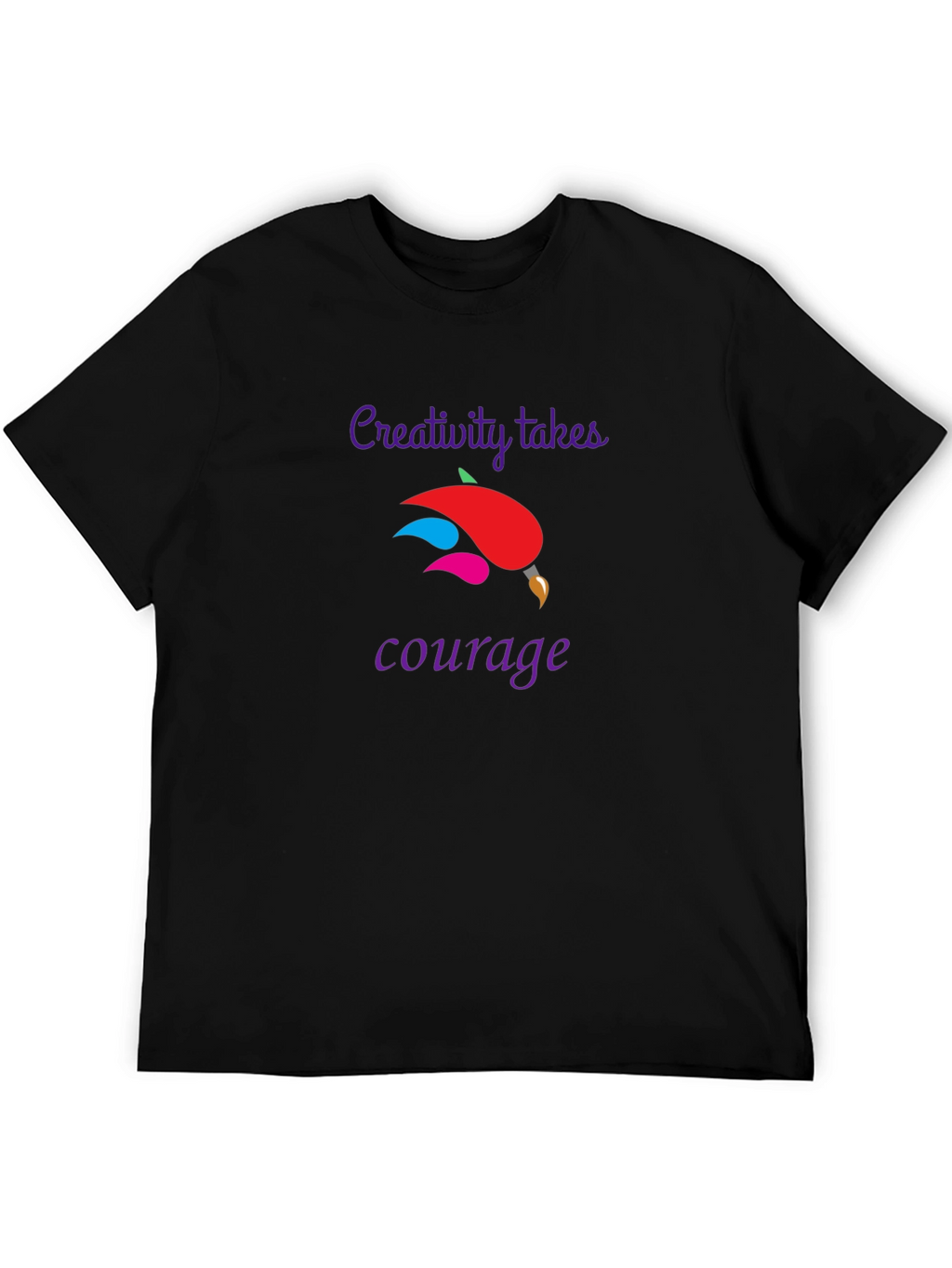 Creativity Takes Courage Black T-Shirt