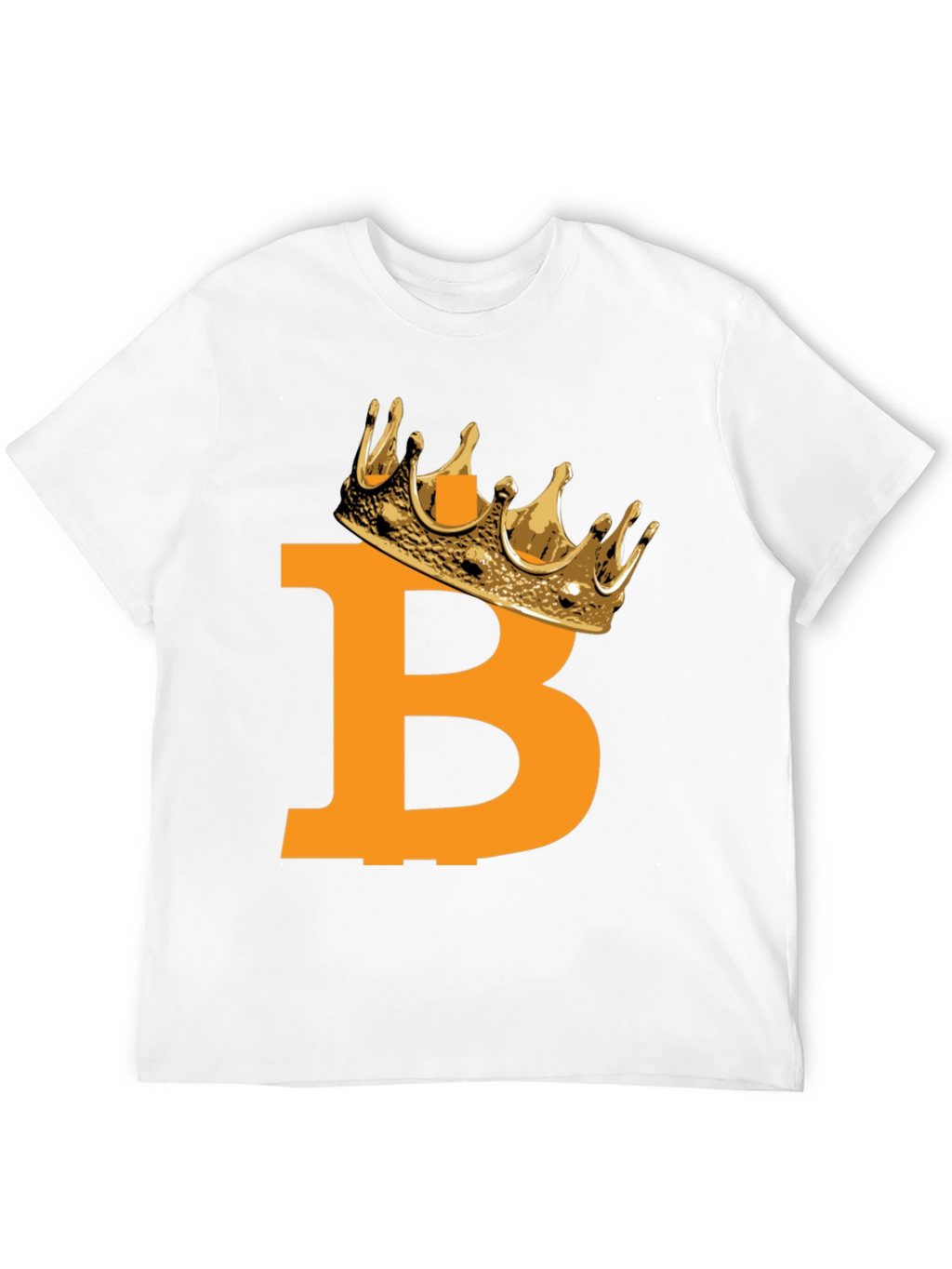 Bitcoin King Black T-Shirt