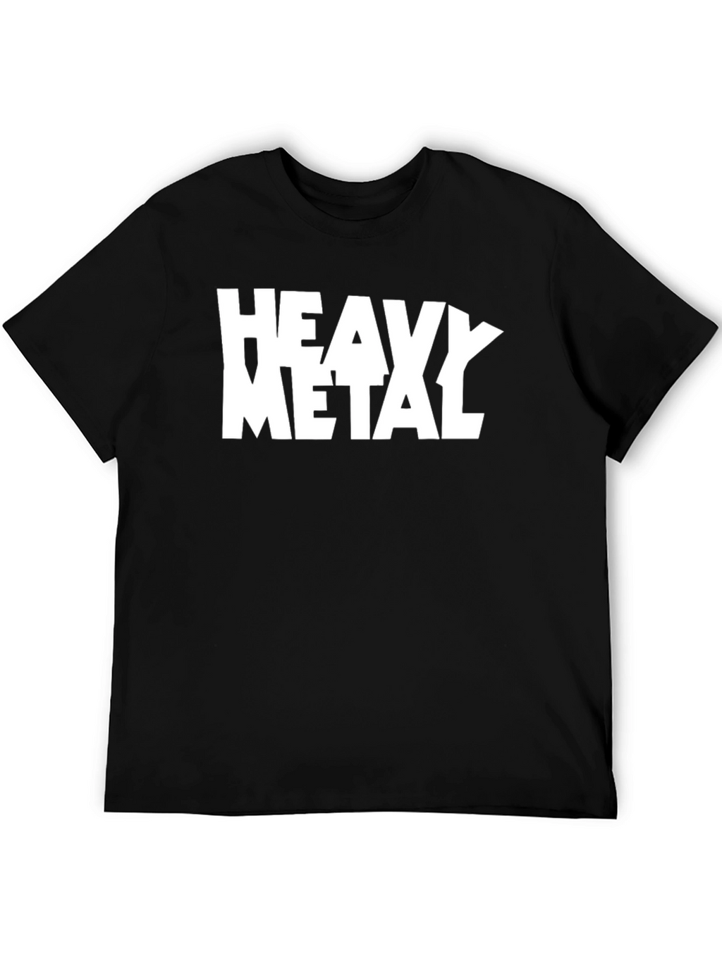 Heavy Metal Graphic Tee - Black Cotton T-Shirt
