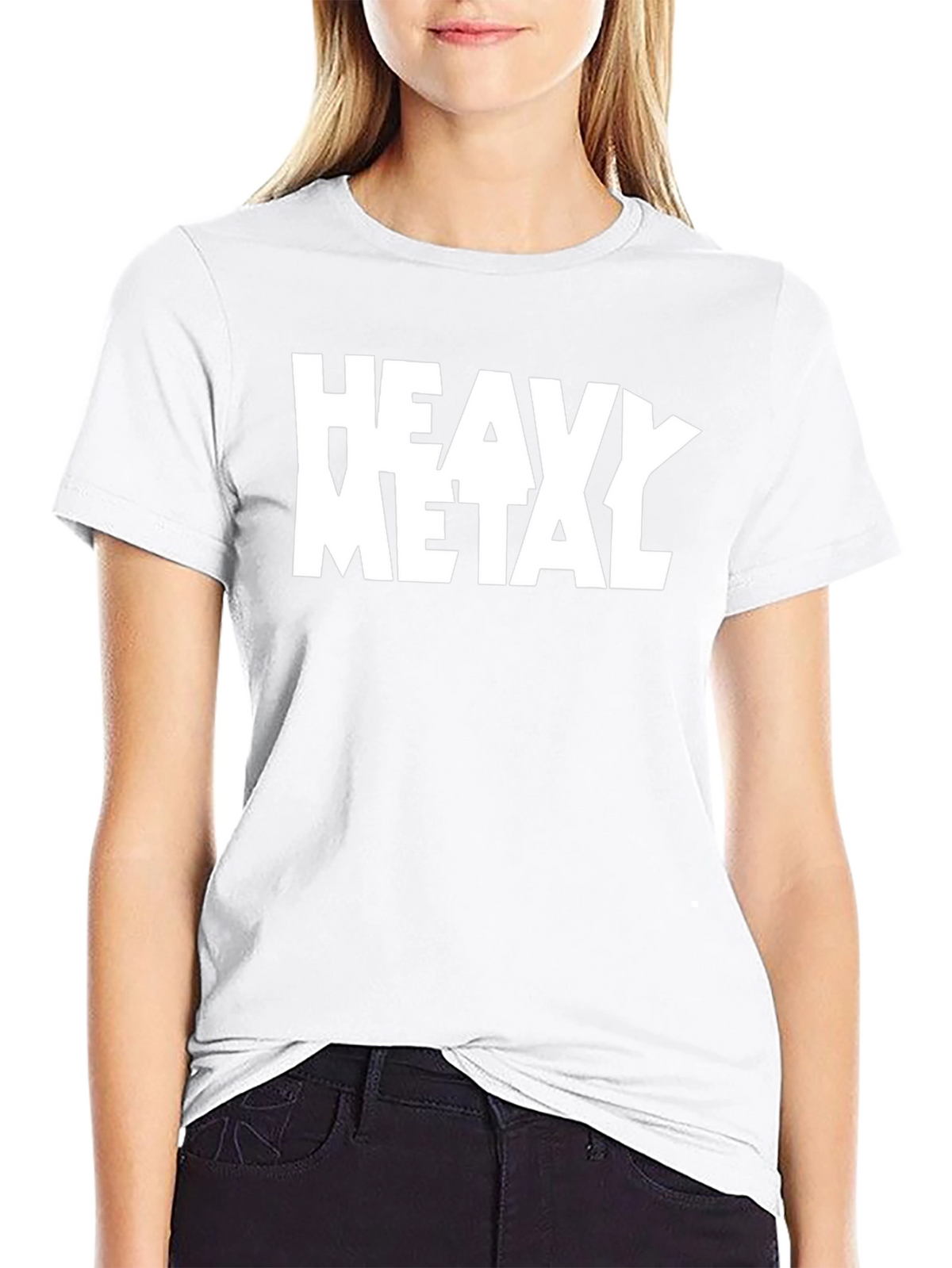 Heavy Metal Graphic Tee - Black Cotton T-Shirt
