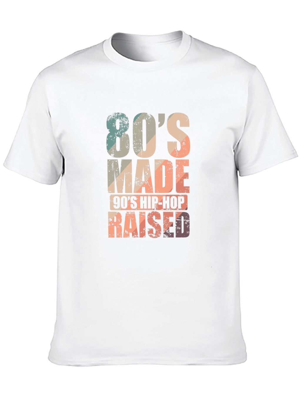 80s Made 90s Hip-Hop Raised Graphic Tee