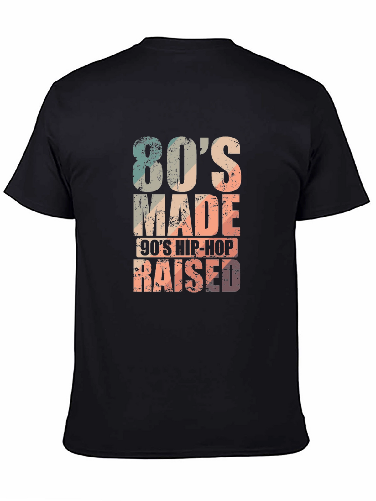 80s Made 90s Hip-Hop Raised Graphic Tee