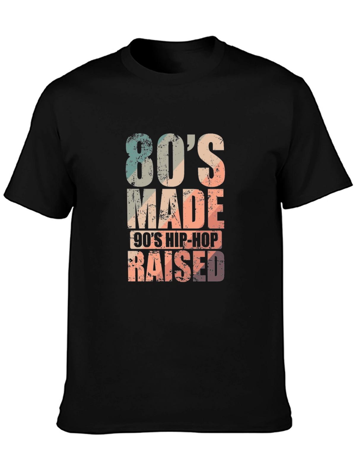 80s Made 90s Hip-Hop Raised Graphic Tee