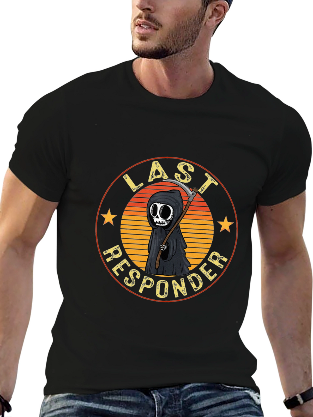 Last Responder Reaper Graphic Tee