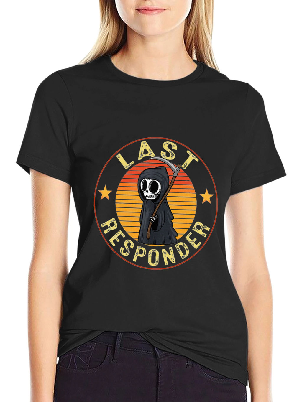 Last Responder Reaper Graphic Tee