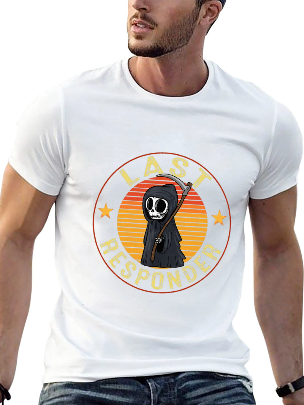 Last Responder Reaper Graphic Tee