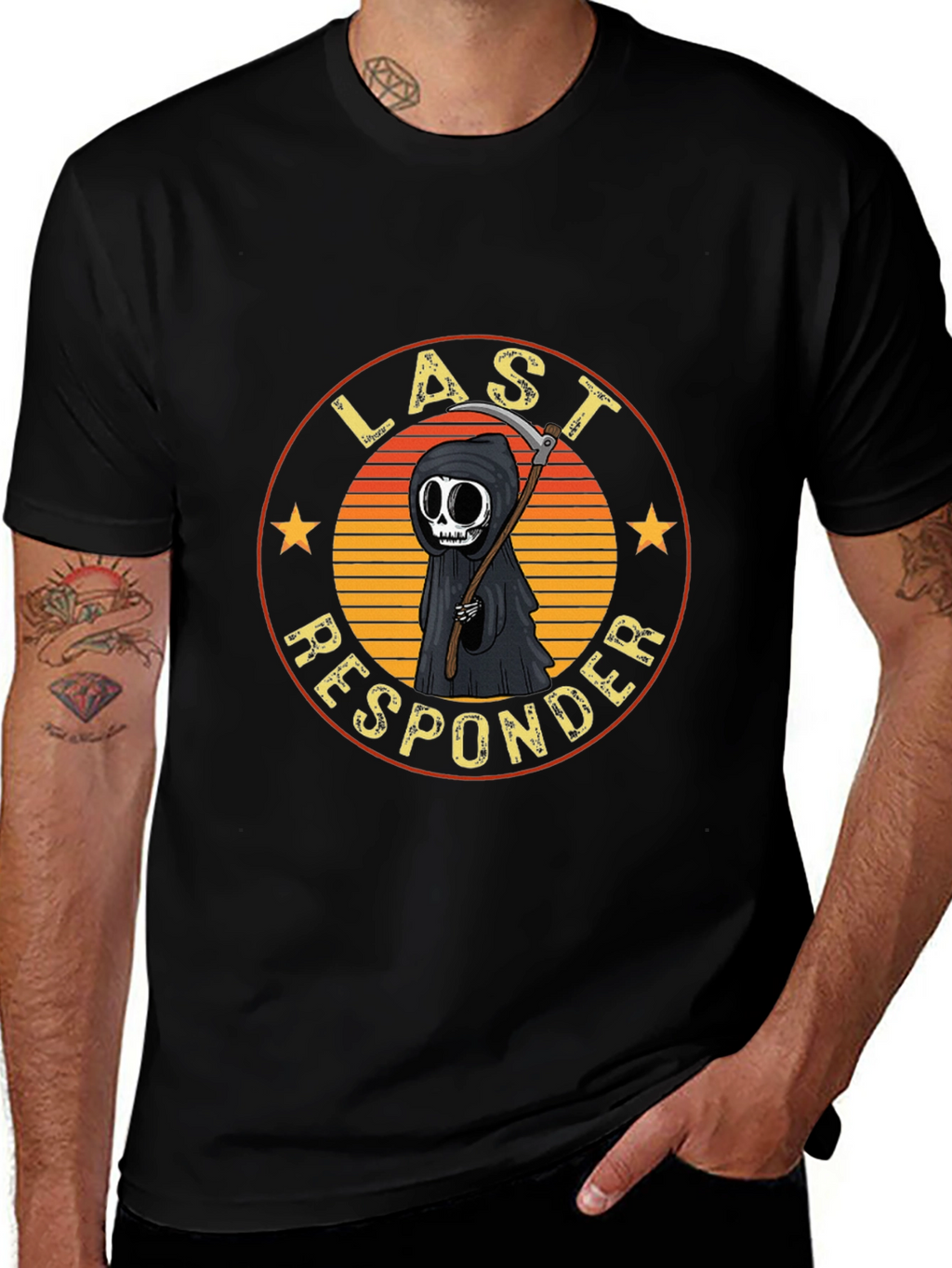 Last Responder Reaper Graphic Tee