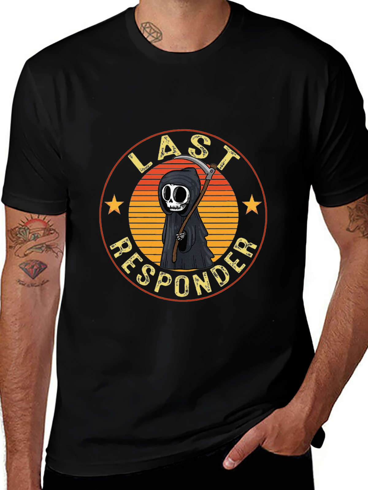 Last Responder Reaper Graphic Tee