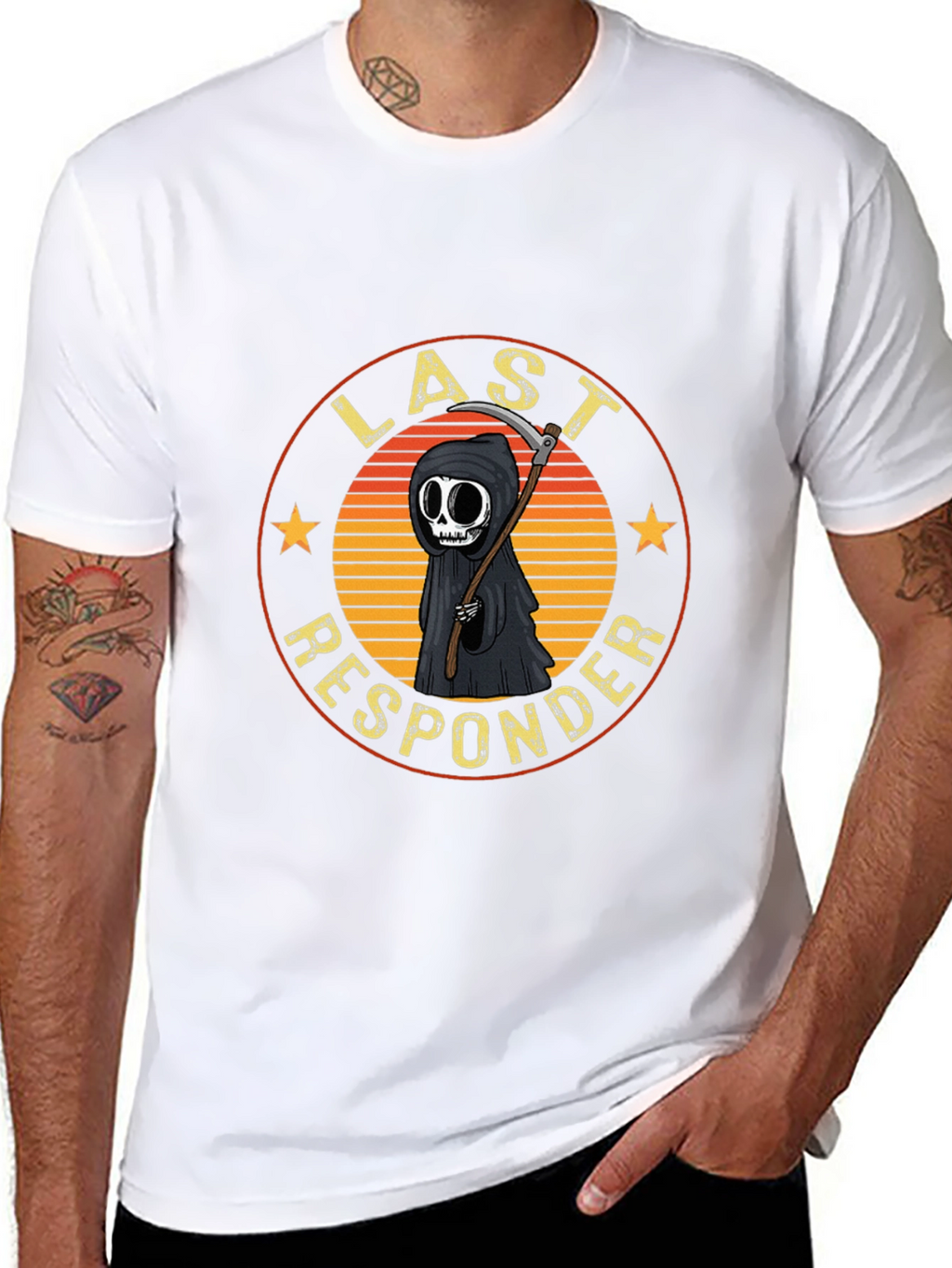 Last Responder Reaper Graphic Tee