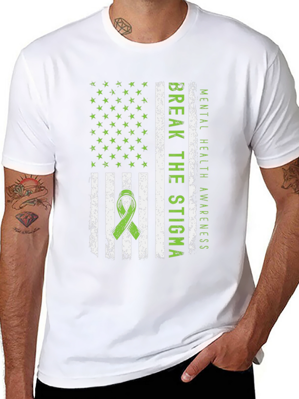 Mental Health Awareness T-Shirt - Break the Stigma