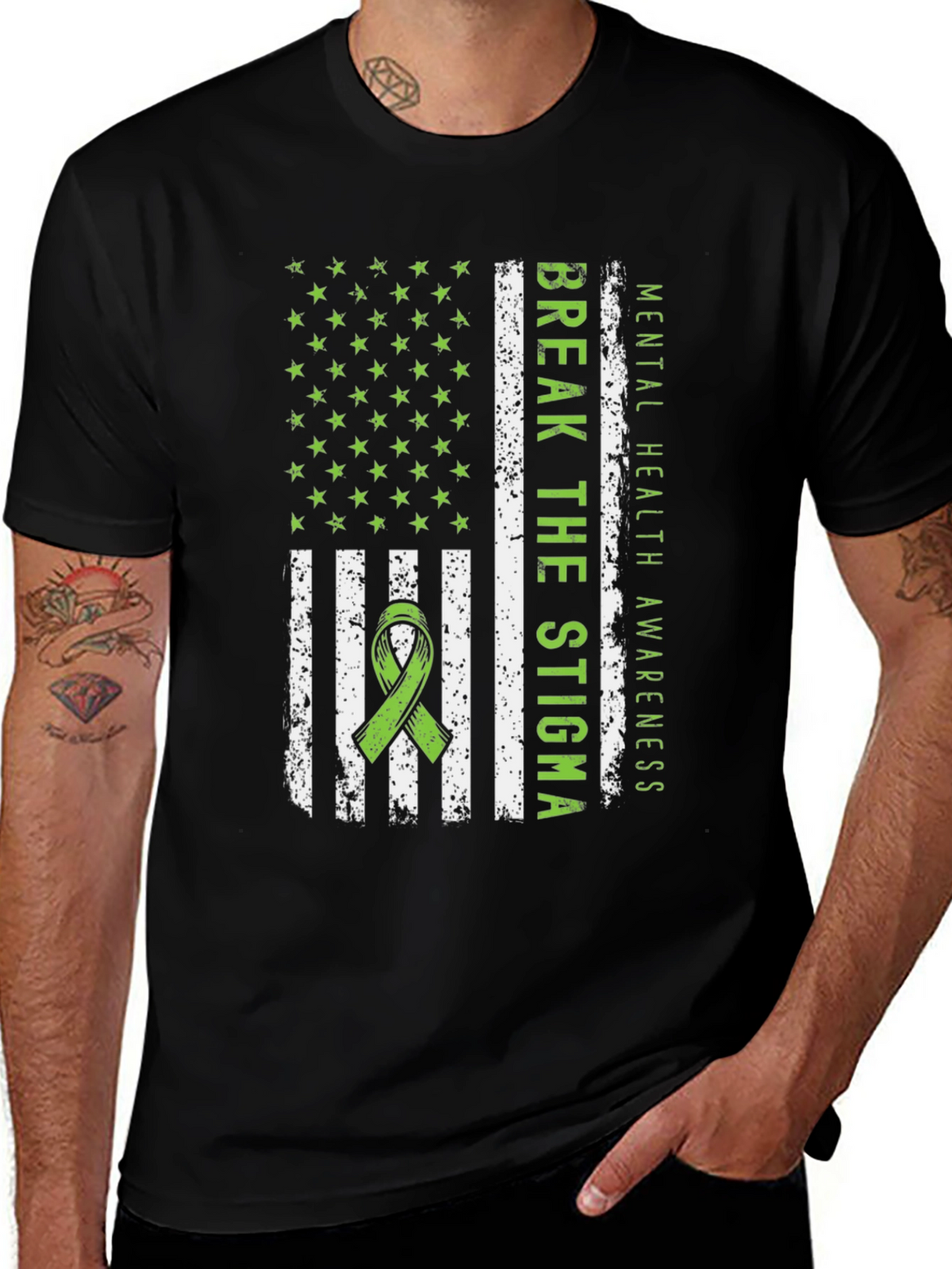 Mental Health Awareness T-Shirt - Break the Stigma