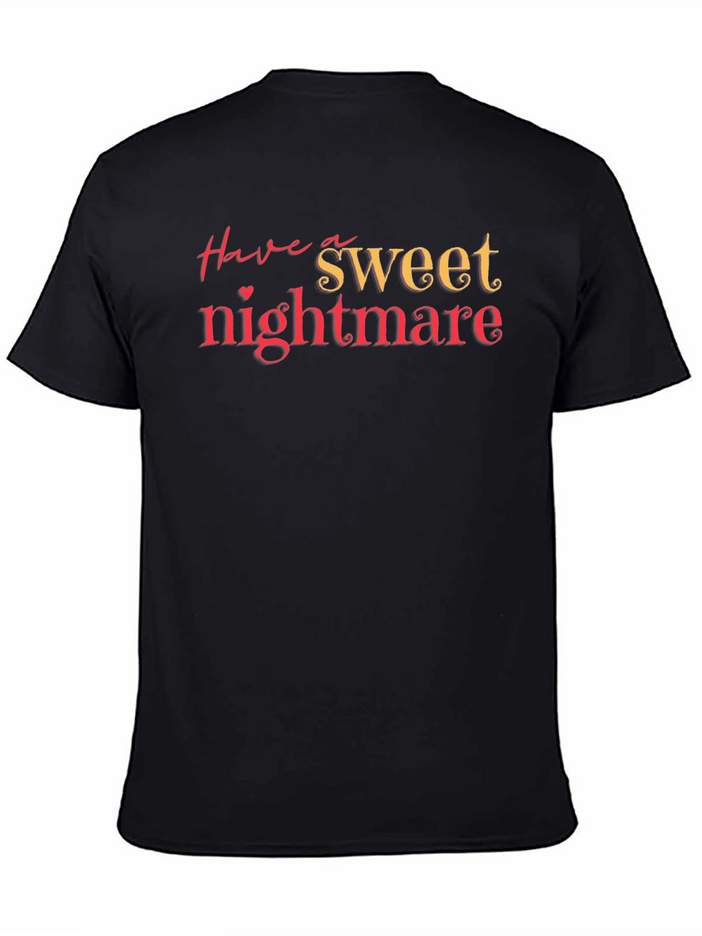Sweet Nightmare Black Graphic T-Shirt