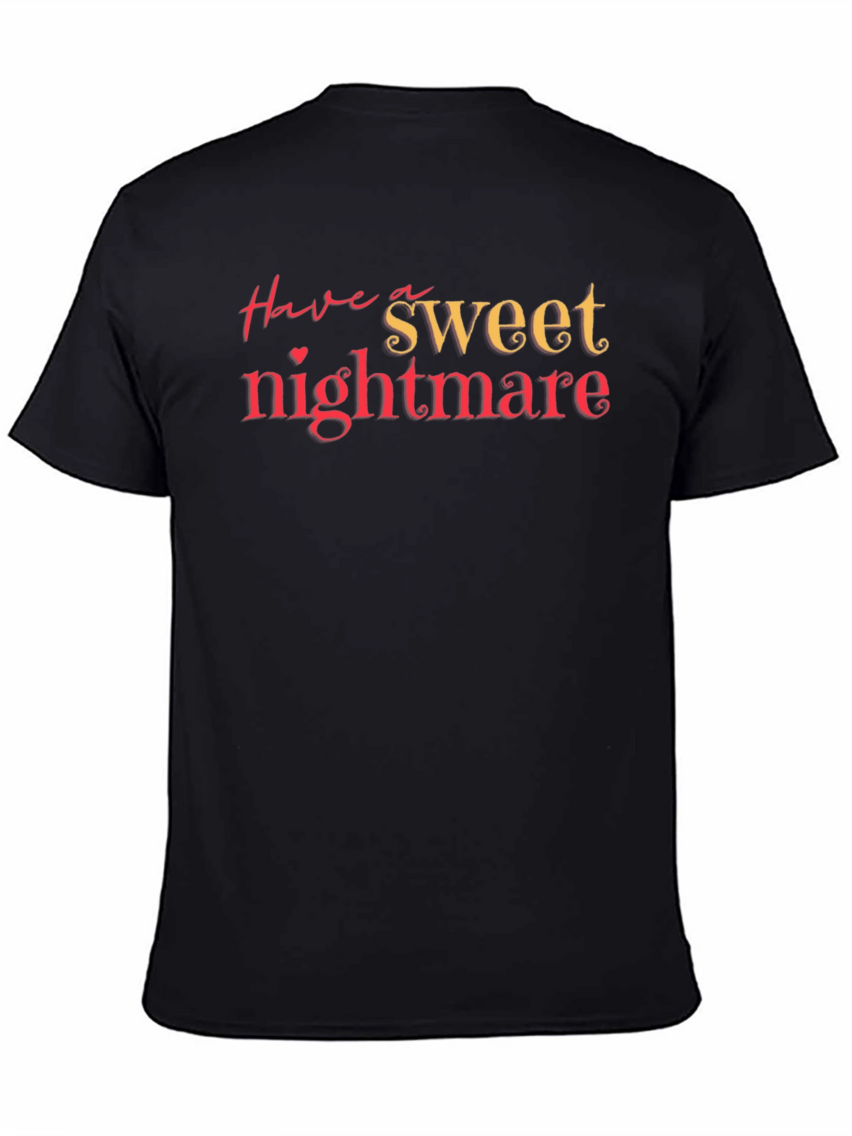 Sweet Nightmare Black Graphic T-Shirt