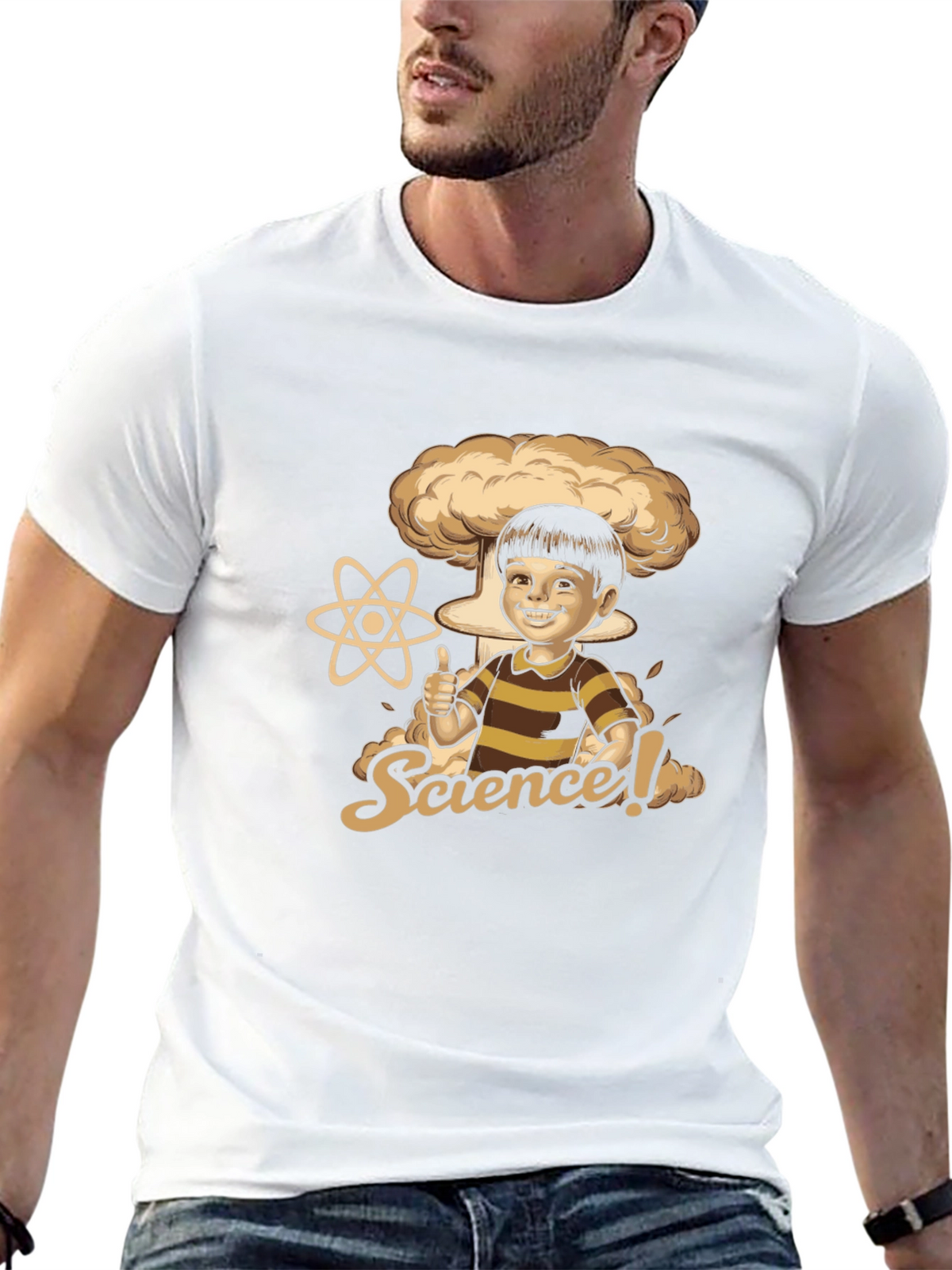Science Humor Graphic Tee - Black