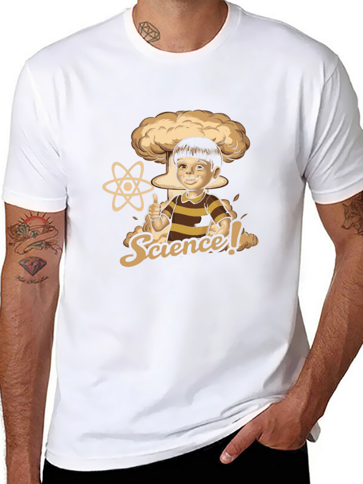 Science Humor Graphic Tee - Black
