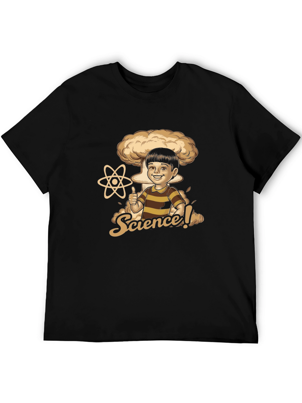 Science Humor Graphic Tee - Black