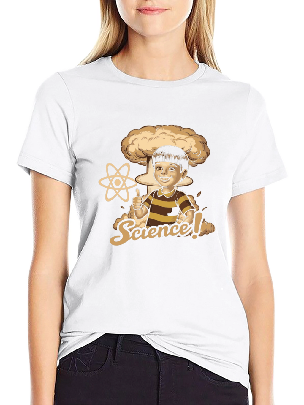 Science Humor Graphic Tee - Black