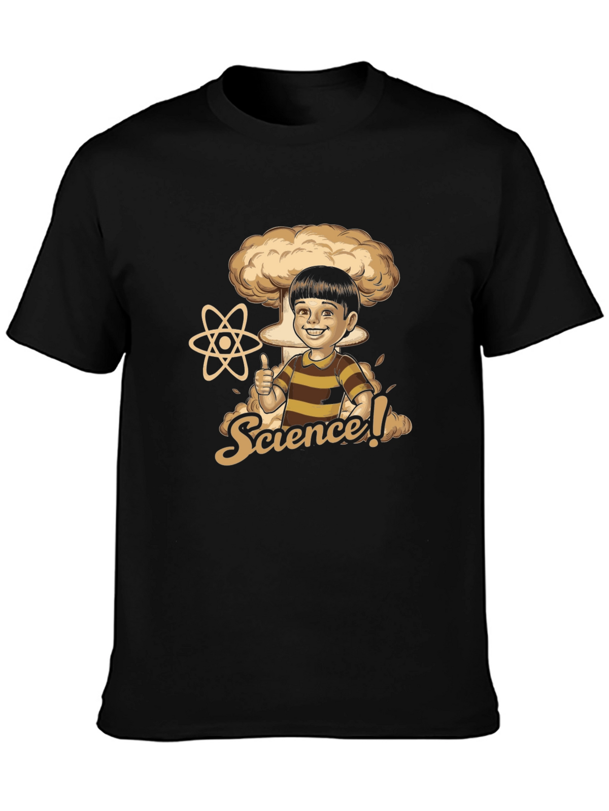 Science Humor Graphic Tee - Black